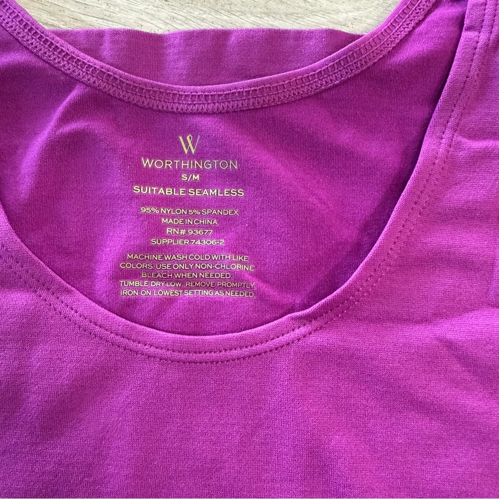 NWT Women's Sleeveless Tops bundle Purple and Pink - Picture 8 of 8